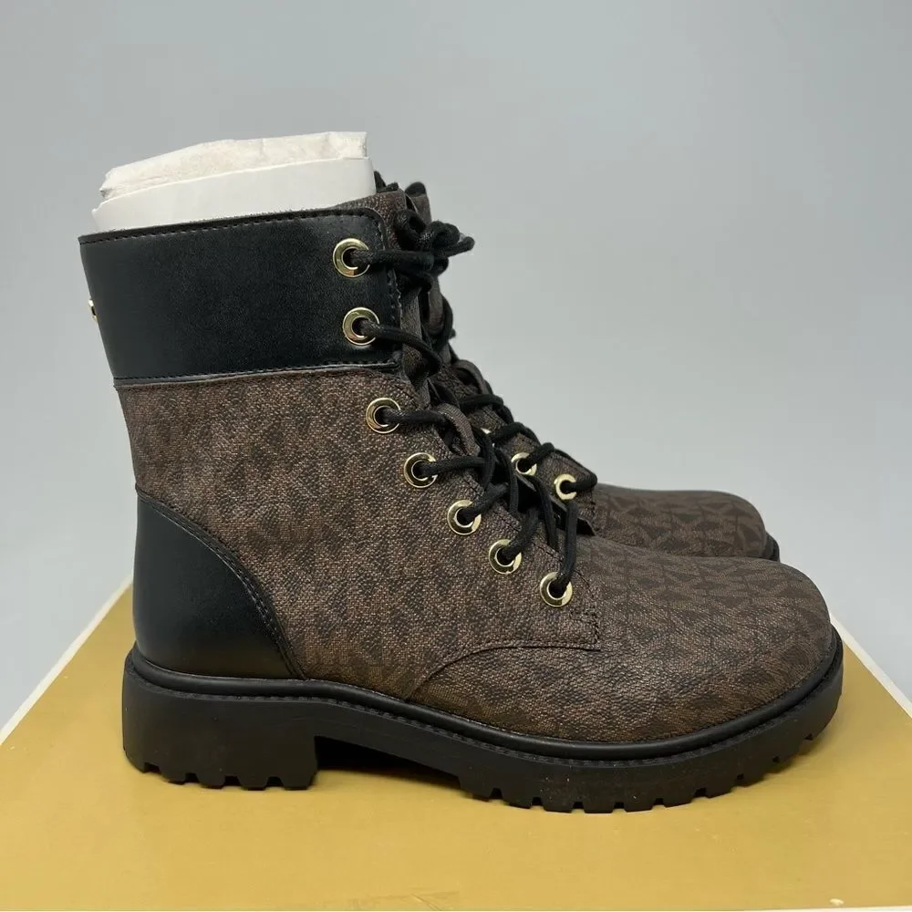 Michael  Kors Alistair Combat Boots Size 5